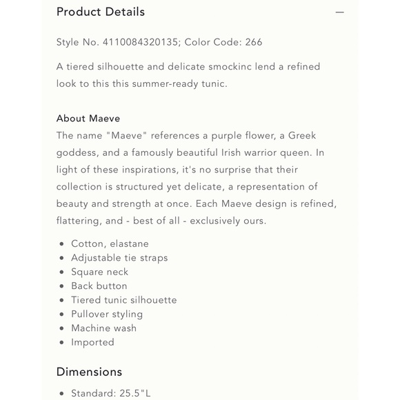 Anthropologie Maeve Gauzy Tiered Tunic Tank - NWT - SZ (L) - Picture 15 of 16